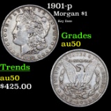 1901-p Morgan Dollar $1 Grades AU