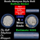 Buffalo Nickel Shotgun Roll in Old Bank Style 'Bell Telephone'  Wrapper 1926 & s Mint Ends