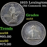 1925 Lexington Old Commem Half Dollar 50c Grades Select AU