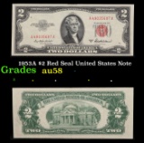 1953A $2 Red Seal United States Note Grades Choice AU/BU Slider