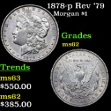 1878-p Rev '79 Morgan Dollar $1 Grades Select Unc