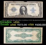 1923 $1 Large Size Blue Seal Silver Certificate, Fr-237, Sig. Speelman & White Grades vf+