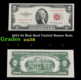 1953 $2 Red Seal United States Note Grades Choice AU/BU Slider