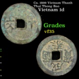Ca. 1899 Vietnam Thanh Thai Thong Bao Grades vf++