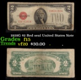 1928G $2 Red seal United States Note Grades f+