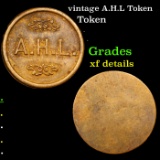 vintage A.H.L Token Grades xf details