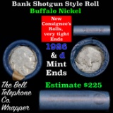 Buffalo Nickel Shotgun Roll in Old Bank Style 'Bell Telephone'  Wrapper 1926 & d Mint Ends
