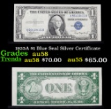 1935A $1 Blue Seal Silver Certificate Grades Choice AU/BU Slider