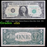 1963B $1 'Barr Note' Federal Reserve Note (New York,  NY) Grades vf+