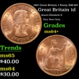 1967 Great Britain 1 Penny KM-897 Grades Choice+ Unc