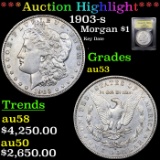 1903-s Morgan Dollar $1 Graded Select AU By USCG