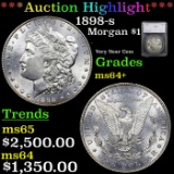 ***Auction Highlight*** 1898-s Morgan Dollar 1 Graded ms64+ By SEGS (fc)