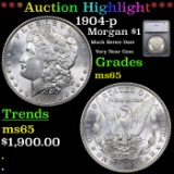 ***Auction Highlight*** 1904-p Morgan Dollar $1 Graded ms65 By SEGS (fc)