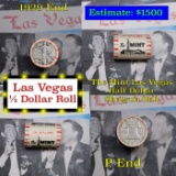 ***Auction Highlight*** Old Casino 50c Roll $10 Halves Las Vegas Casino The mInt 1929 Walker & P Fra