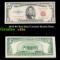 1953 $5 Red Seal United States Note Grades vf++