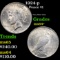 1924-p Peace Dollar $1 Grades Choice+ Unc