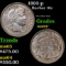 1892-p Barber Dime 10c Grades Choice+ Unc