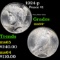 1924-p Peace Dollar $1 Grades Choice+ Unc