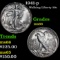 1941-p Walking Liberty Half Dollar 50c Grades GEM+ Unc