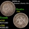 1876-cc Seated Liberty Quarter 25c Grades vf++