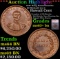 ***Auction Highlight*** 1847 King Kamehameha III Hawaii Cent Medcalf 2cc-2 1c Graded ms63+ bn BY SEG