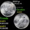 1923-p Peace Dollar $1 Grades Choice+ Unc