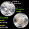 1924-p Peace Dollar $1 Grades Choice+ Unc