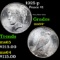 1925-p Peace Dollar $1 Grades Choice+ Unc