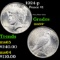 1924-p Peace Dollar $1 Grades Choice+ Unc