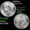 1922-p Peace Dollar $1 Grades GEM Unc