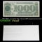 Proof 1890 $1000 Legal Tender Note - Reverse BEP Intaglio Souvenir Card Grades Proof