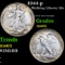 1944-p Walking Liberty Half Dollar 50c Grades GEM Unc