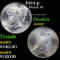 1924-p Peace Dollar $1 Grades Choice+ Unc