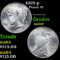 1925-p Peace Dollar $1 Grades Choice+ Unc