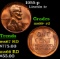 1955-p Lincoln Cent 1c Grades GEM++ RD