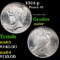 1924-p Peace Dollar $1 Grades Choice+ Unc