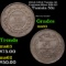 1915A (1334) Tunisia 50 Centimes Silver KM-237 Grades Select Unc