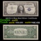 1957B $1 Blue Seal Silver Certificate Grades Choice AU