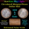 ***Auction Highlight*** Shotgun 1898 & 'P' Ends Mixed Morgan/Peace Silver dollar roll, 20 coin Carso