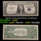 1957B $1 Blue Seal Silver Certificate Grades Gem CU