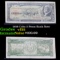 1958 Cuba 5 Pesos Bank Note Grades vf+