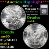 ***Auction Highlight*** 1889-s Morgan Dollar $1 Graded ms64+ By SEGS (fc)