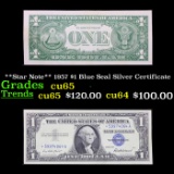 **Star Note** 1957 $1 Blue Seal Silver Certificate Grades Gem CU