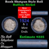 Buffalo Nickel Shotgun Roll in Old Bank Style 'Bell Telephone'  Wrapper 1924 & s Mint Ends