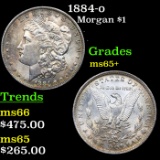 1884-o Morgan Dollar $1 Grades GEM+ Unc