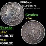 1890-cc Morgan Dollar $1 Graded xf40 By SEGS