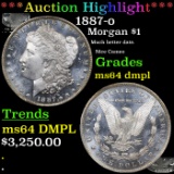 ***Auction Highlight*** 1887-o Morgan Dollar $1 Graded ms64 dmpl BY SEGS (fc)