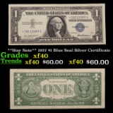 **Star Note** 1957 $1 Blue Seal Silver Certificate Grades xf