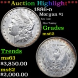 ***Auction Highlight*** 1886-o Morgan Dollar $1 Graded ms62 By SEGS (fc)