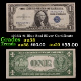 1935A $1 Blue Seal Silver Certificate Grades Choice AU/BU Slider